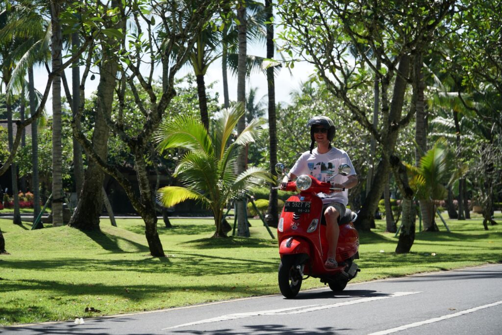 scooter on Bali